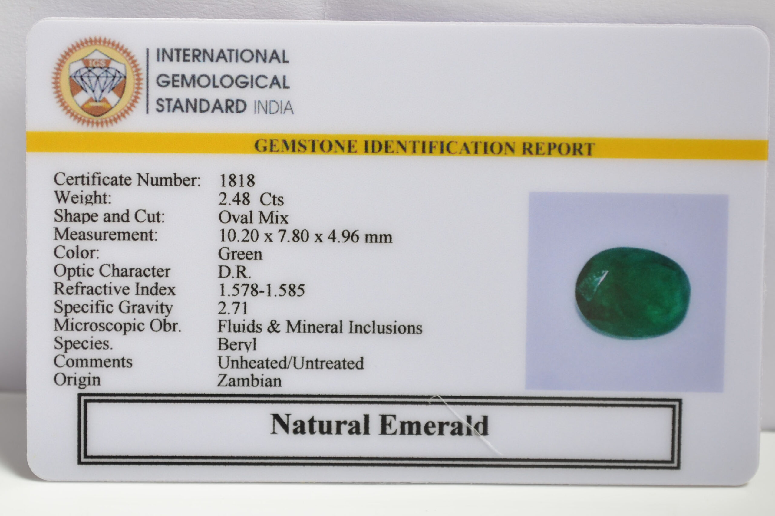 EMRG20409 1 scaled EMERALD 2.48 Ct.