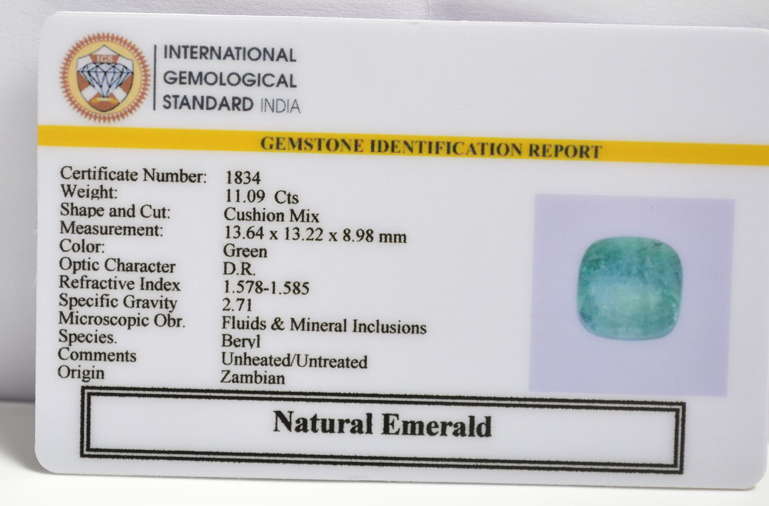 EMRG20415 1 scaled EMERALD 11.09 Ct.