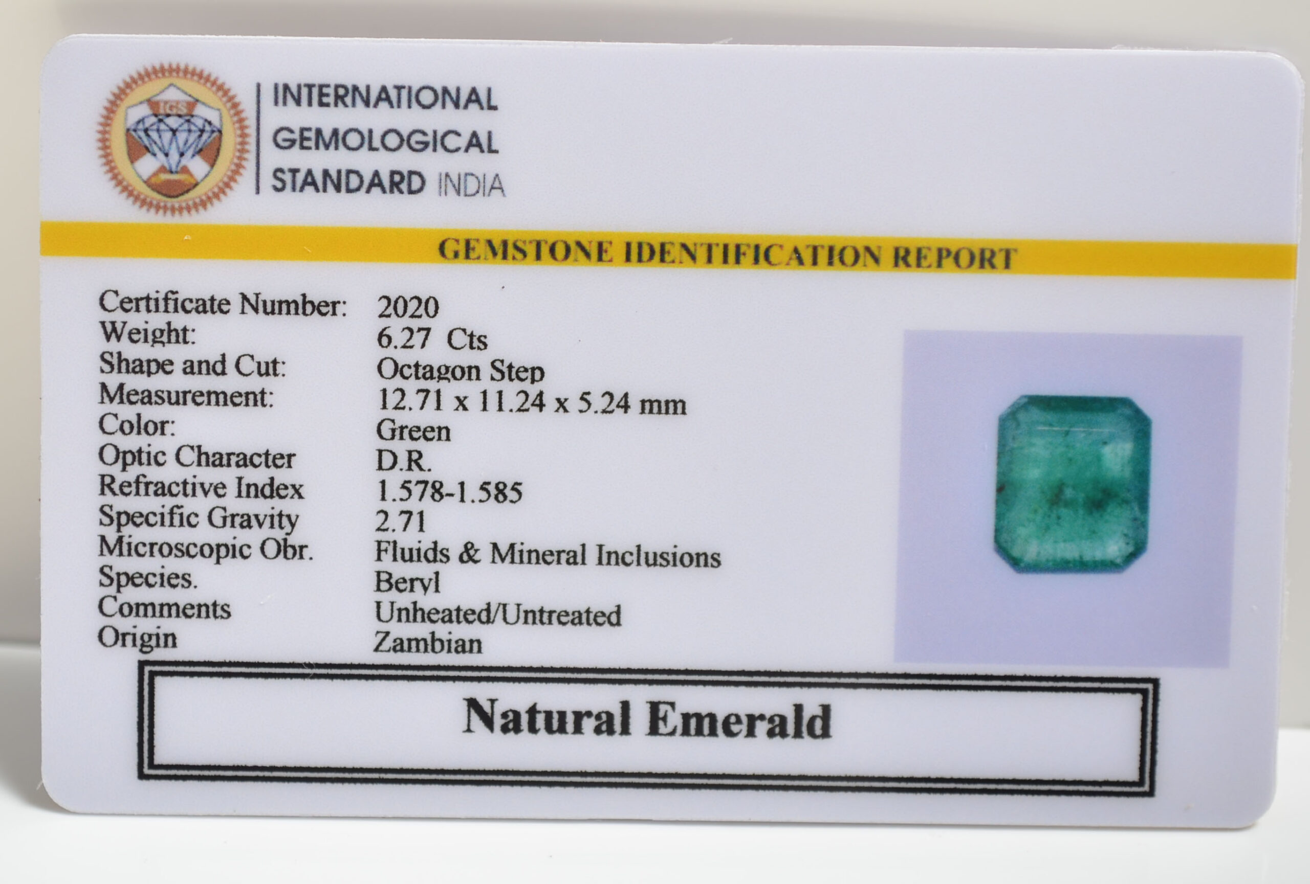 EMRG20423 1 scaled EMERALD 6.27 Ct.