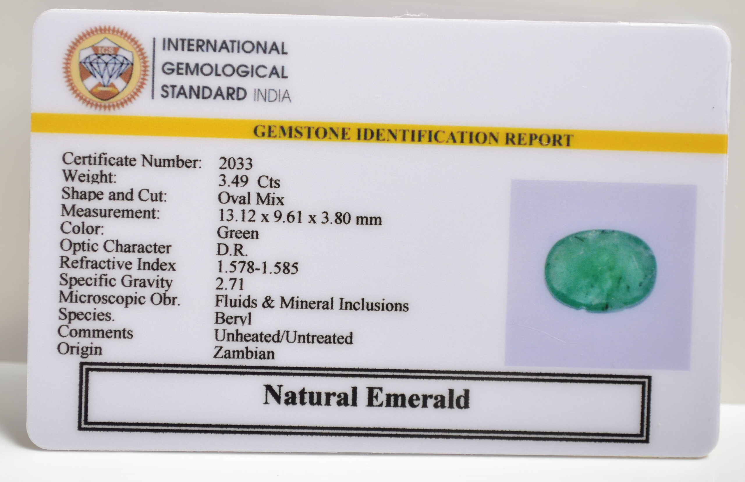 EMRG20427 1 scaled EMERALD 3.49 Ct.