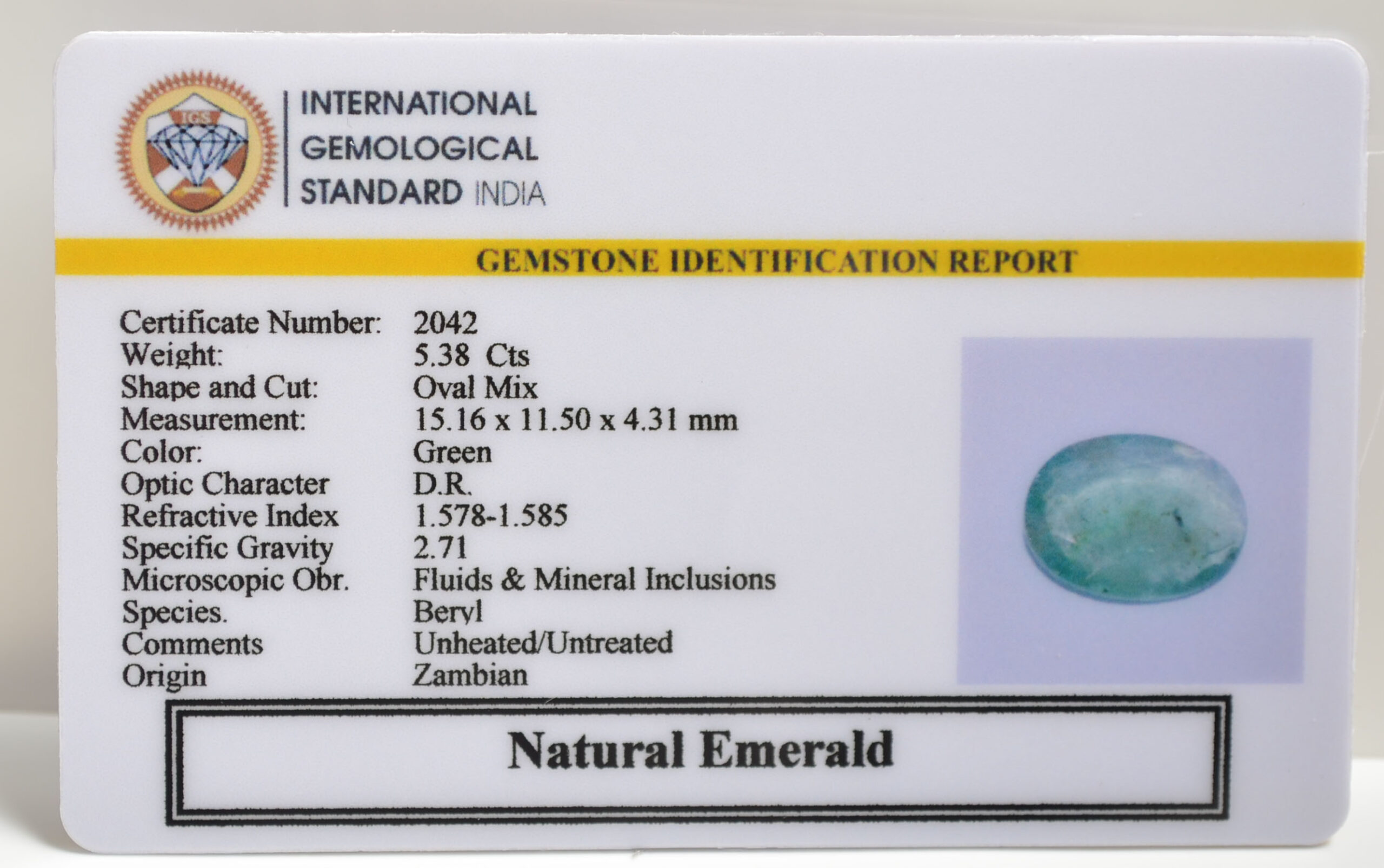 EMRG20432 1 scaled EMERALD 5.38 Ct.