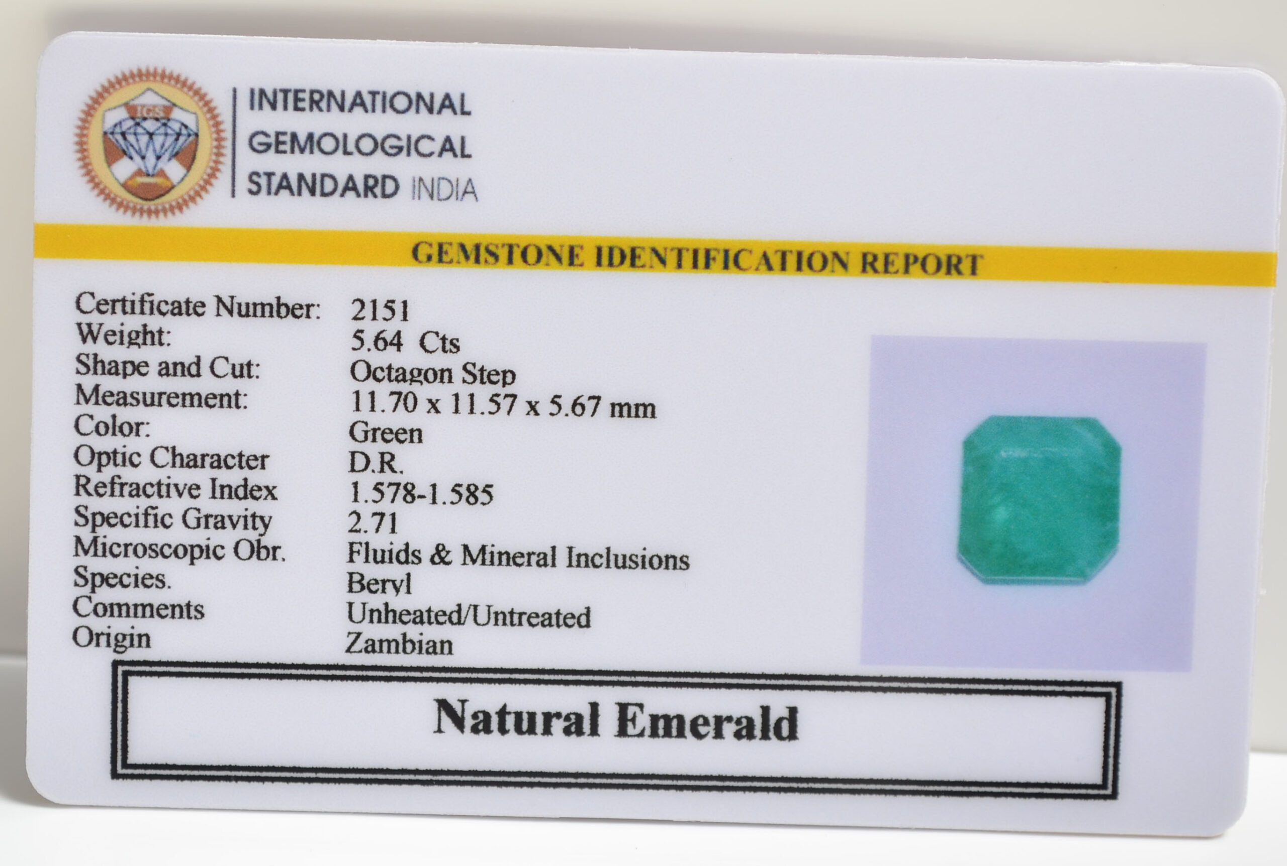 EMRG20440 1 scaled EMERALD 5.64 Ct.