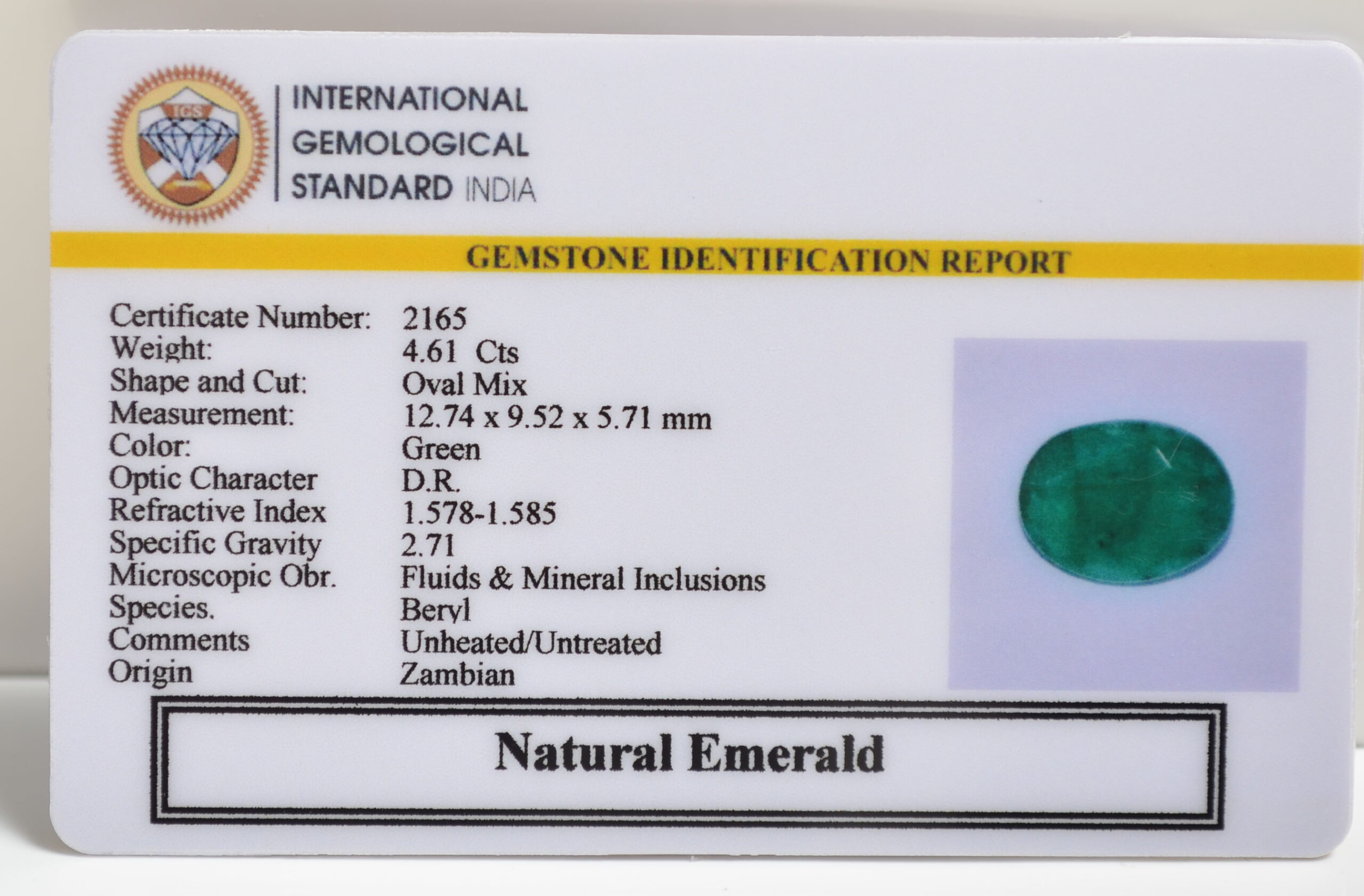 EMRG20445 1 scaled EMERALD 4.61 Ct.