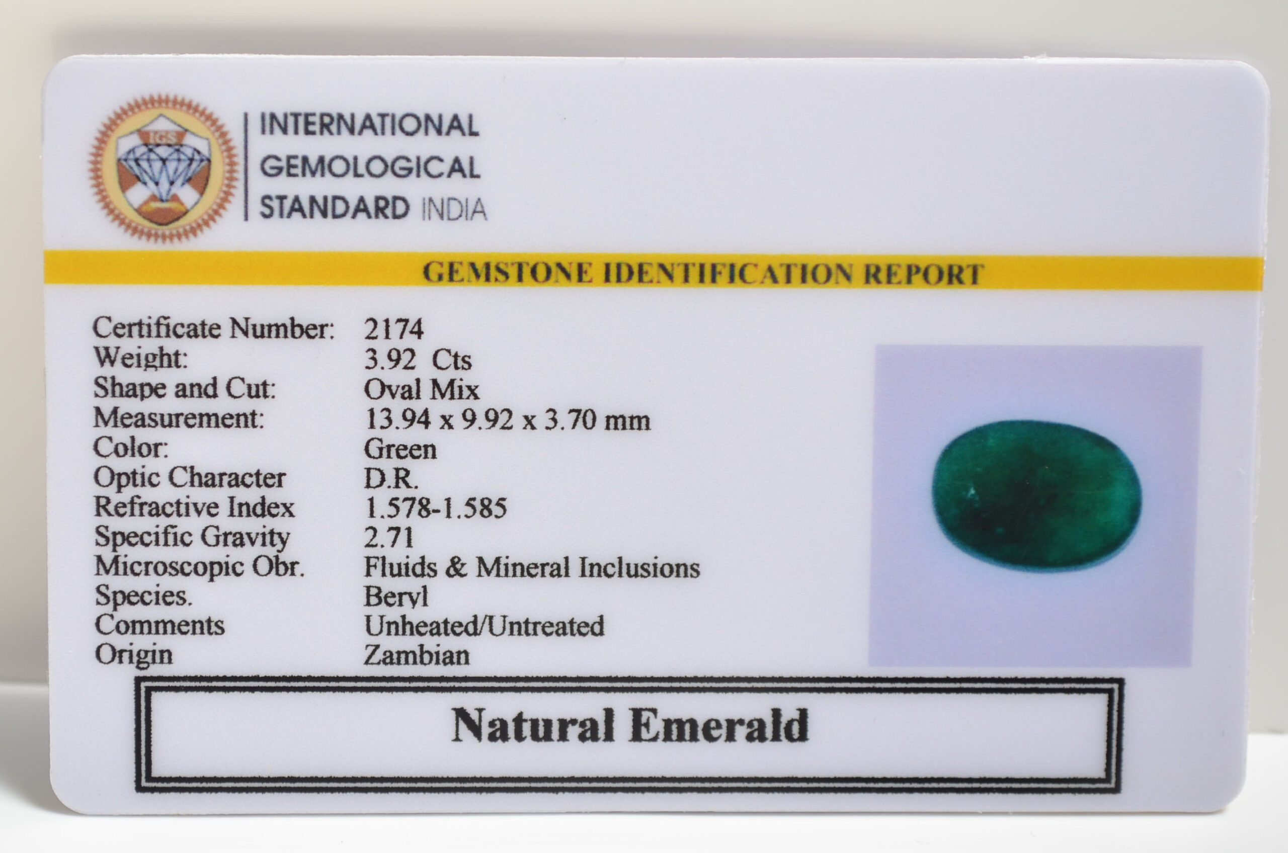 EMRG20448 1 scaled EMERALD 3.92 Ct.