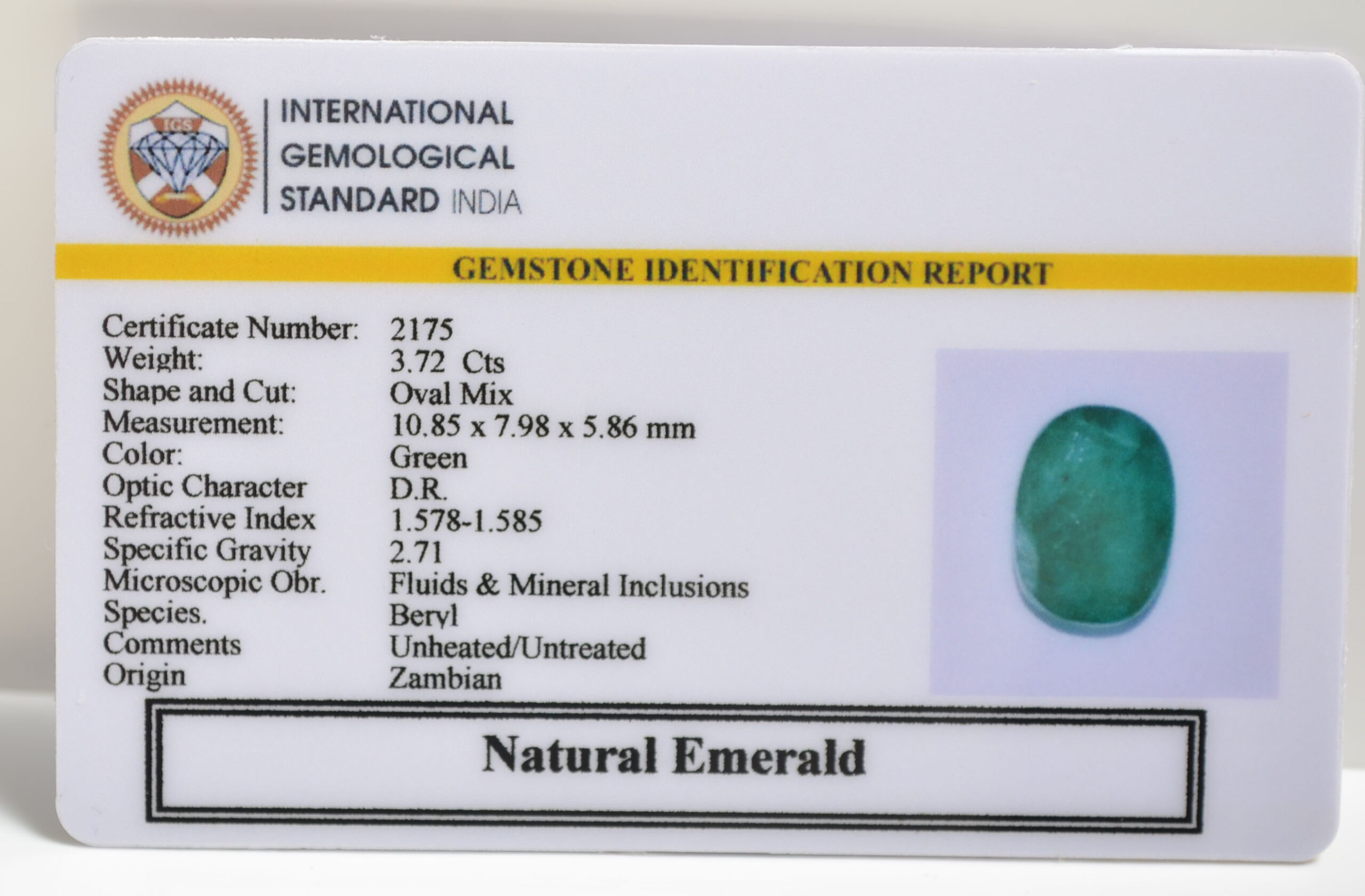 EMRG20449 1 scaled EMERALD 3.72 Ct.