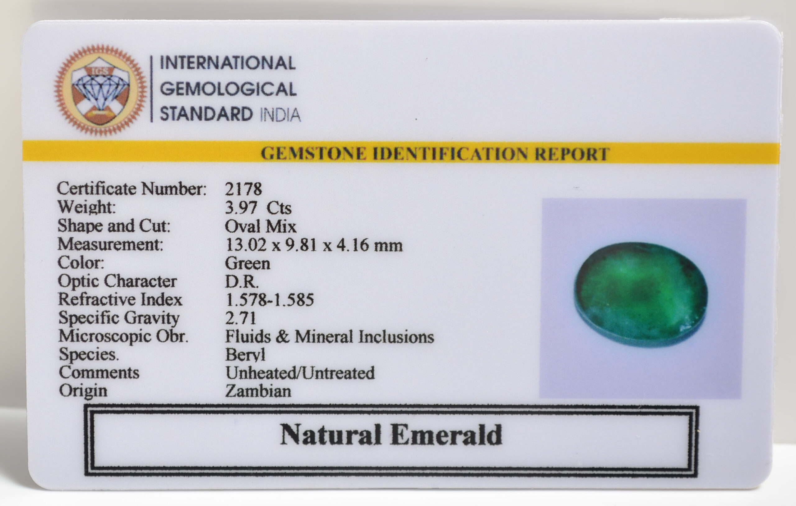 EMRG20450 1 scaled EMERALD 3.97 Ct.