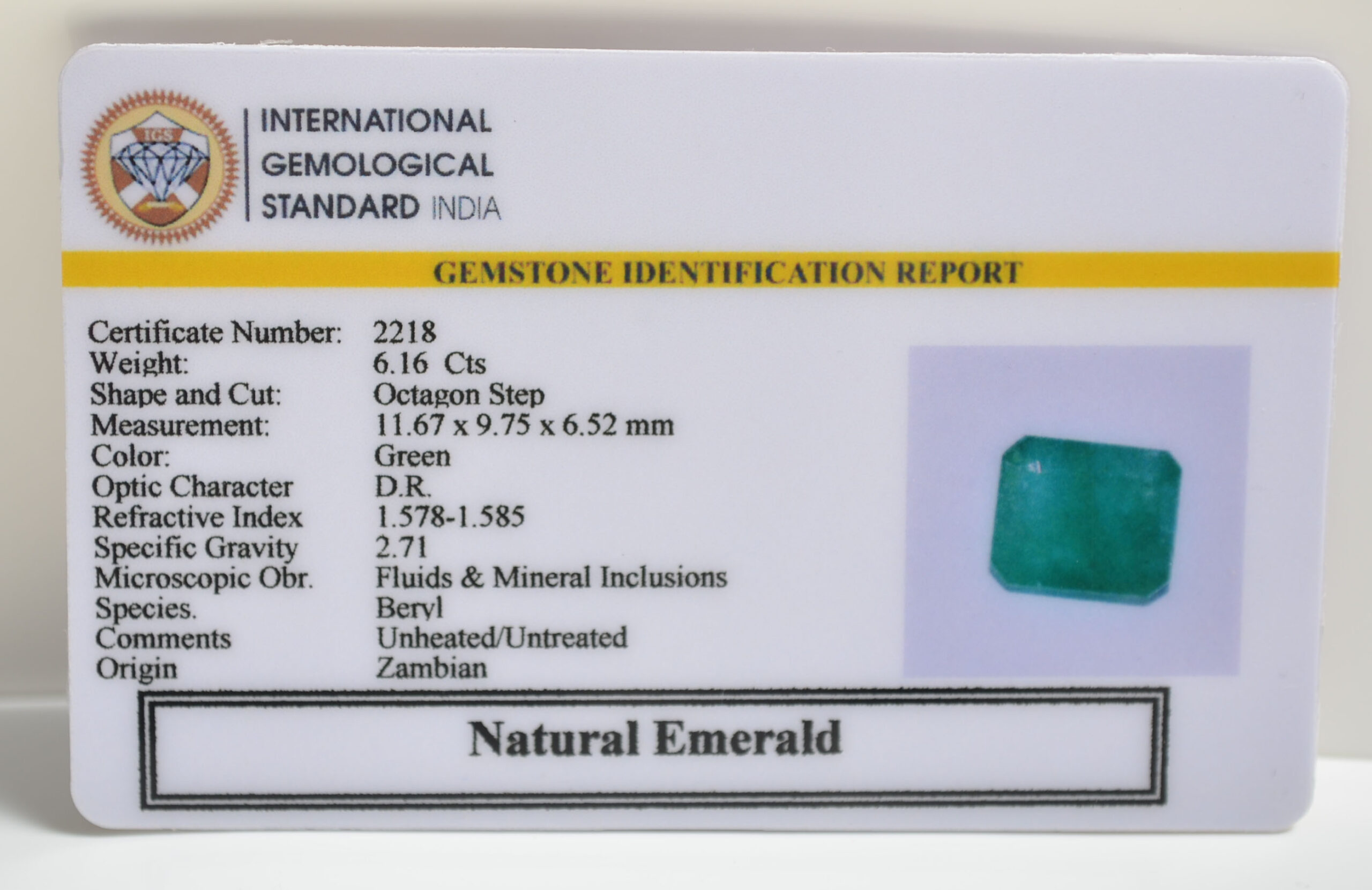 EMRG20465 1 scaled EMERALD 6.16 Ct.