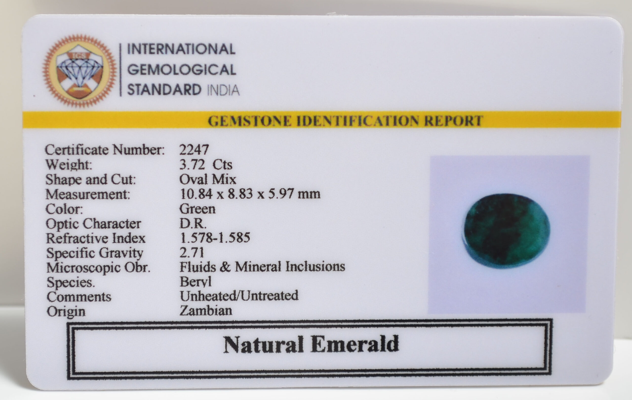 EMRG20479 1 scaled EMERALD 3.72 Ct.