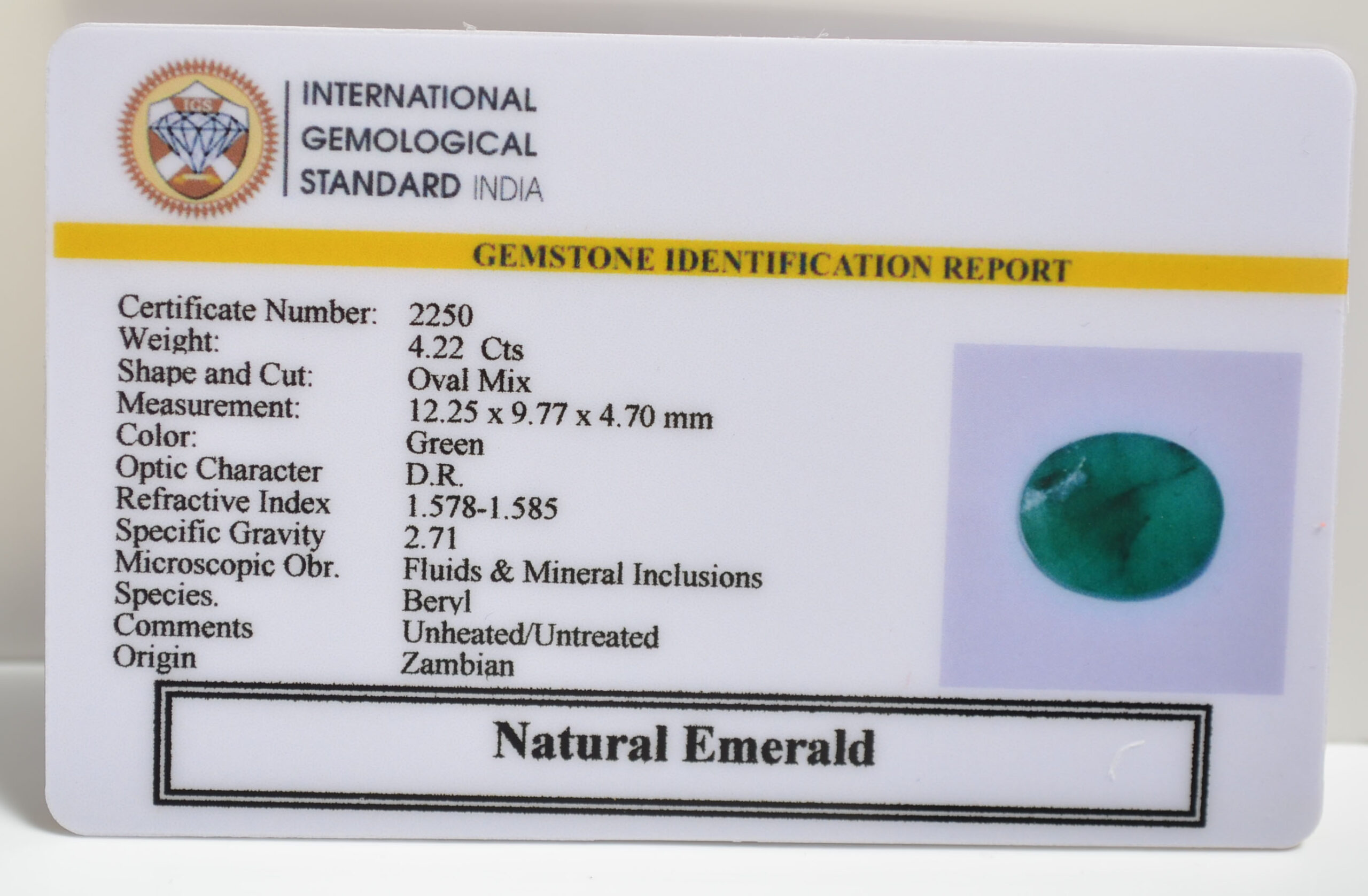 EMRG20481 1 scaled EMERALD 4.22 Ct.