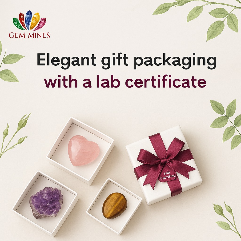 Gift Packaging Amethyst Golden Branch Tree