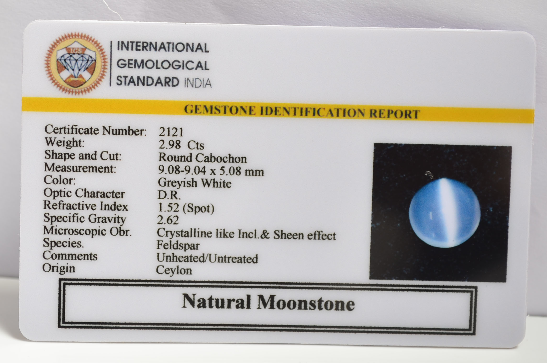 NMSG982 1 1 MOONSTONE 2.98 Ct.