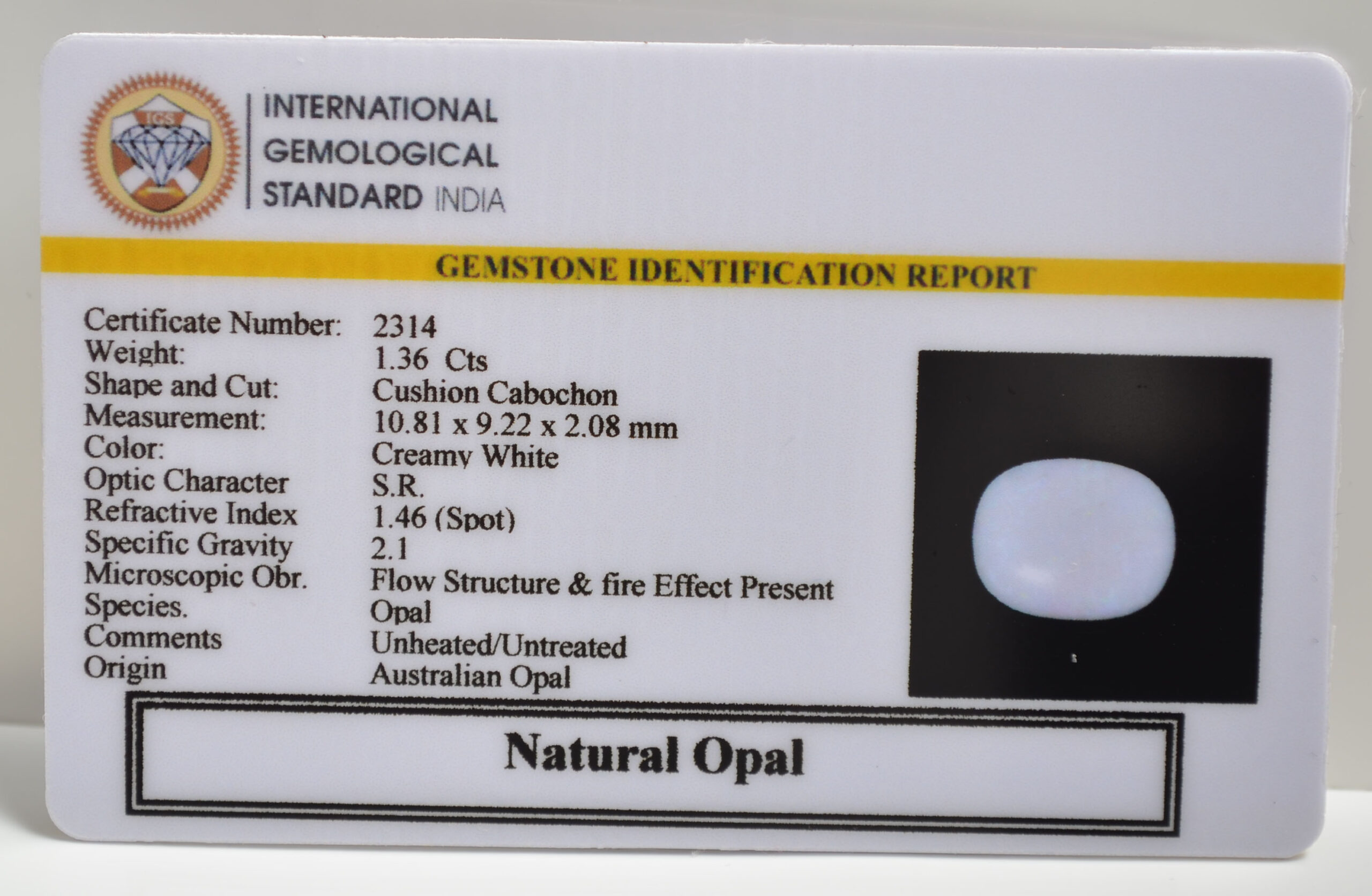 OPLG8819 1 scaled OPAL 1.36 Ct.