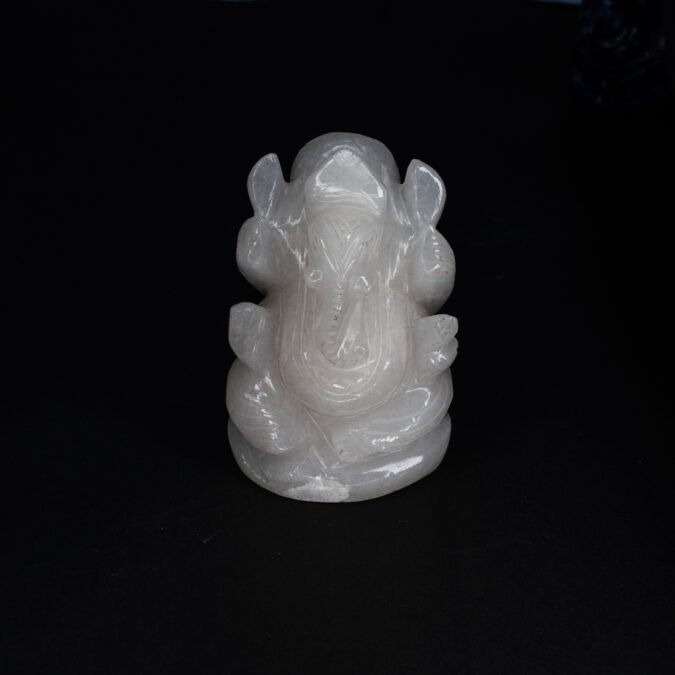 Selenite ganesh Selenite Ganesh Ji Statue