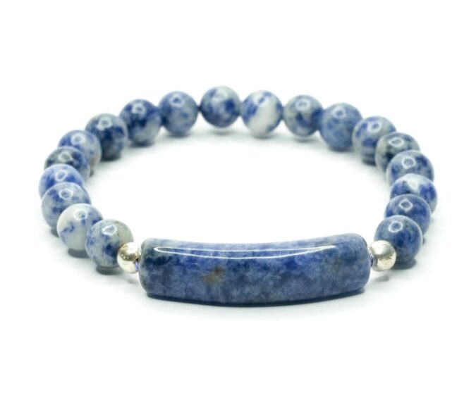 Sodalite Energy curve bracelet Sodalite Energy Curve Bracelet
