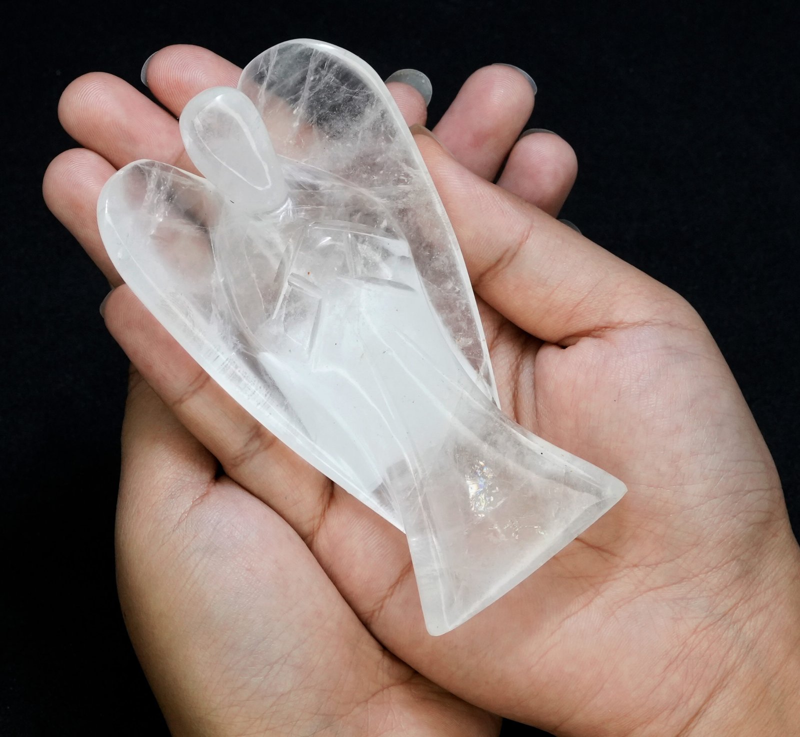 Sphatik 4 inch a scaled Sphatik Angel (4 Inch)