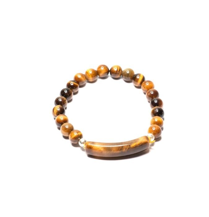 Tiger eye energy curve bracelet1 Tiger's Eye Energy Curve Bracelet