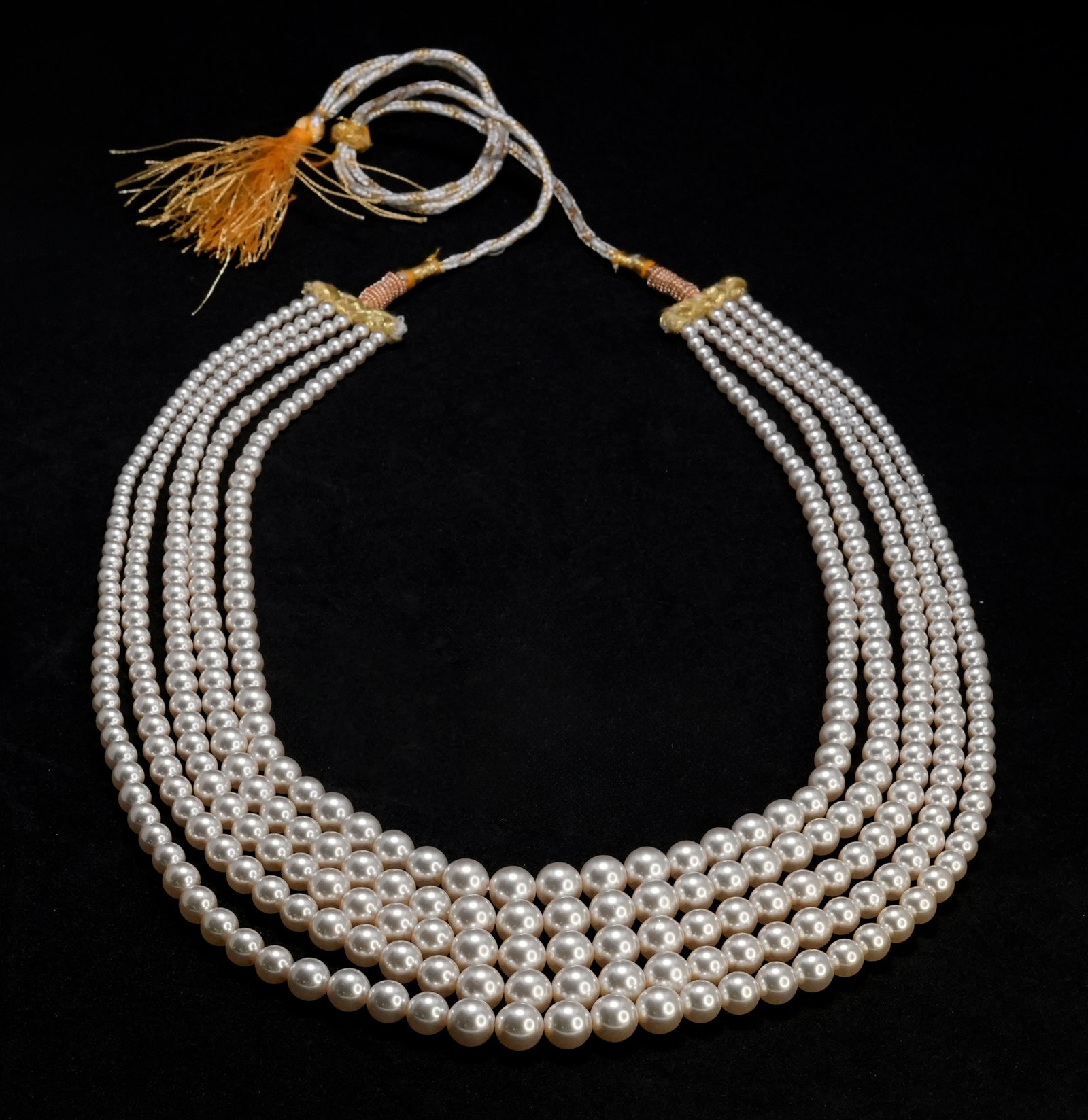 W100 a Five Layer Pearl Mala High Quality Shell Pearl Mala