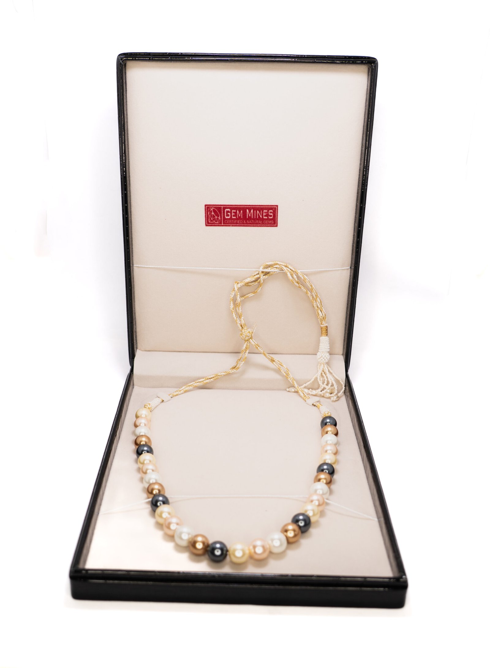 YN 15 MALA packed scaled Multicolour High Quality Shell Pearls Necklace