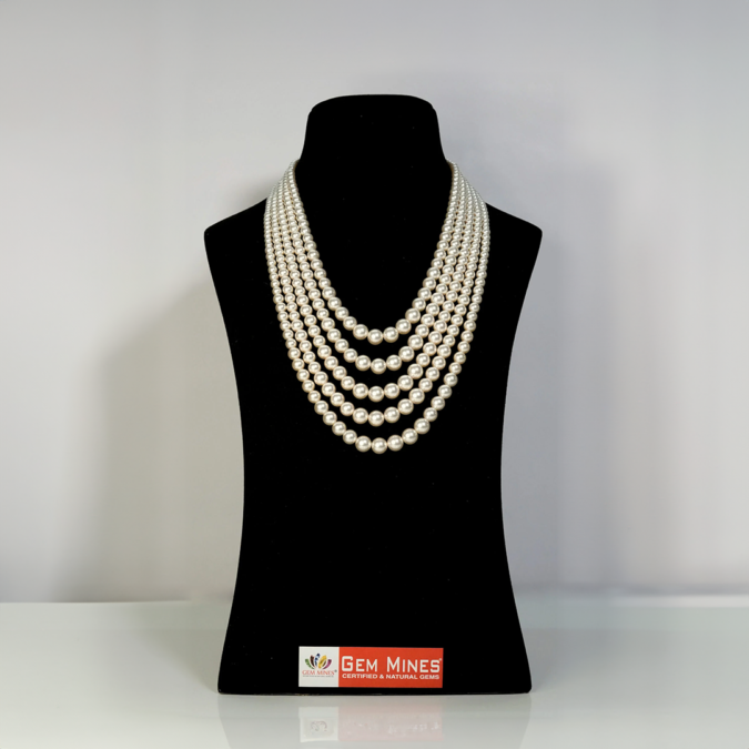 corportaing gifting tumbnail.png 3 Five Layer Pearl Mala High Quality Shell Pearl Mala