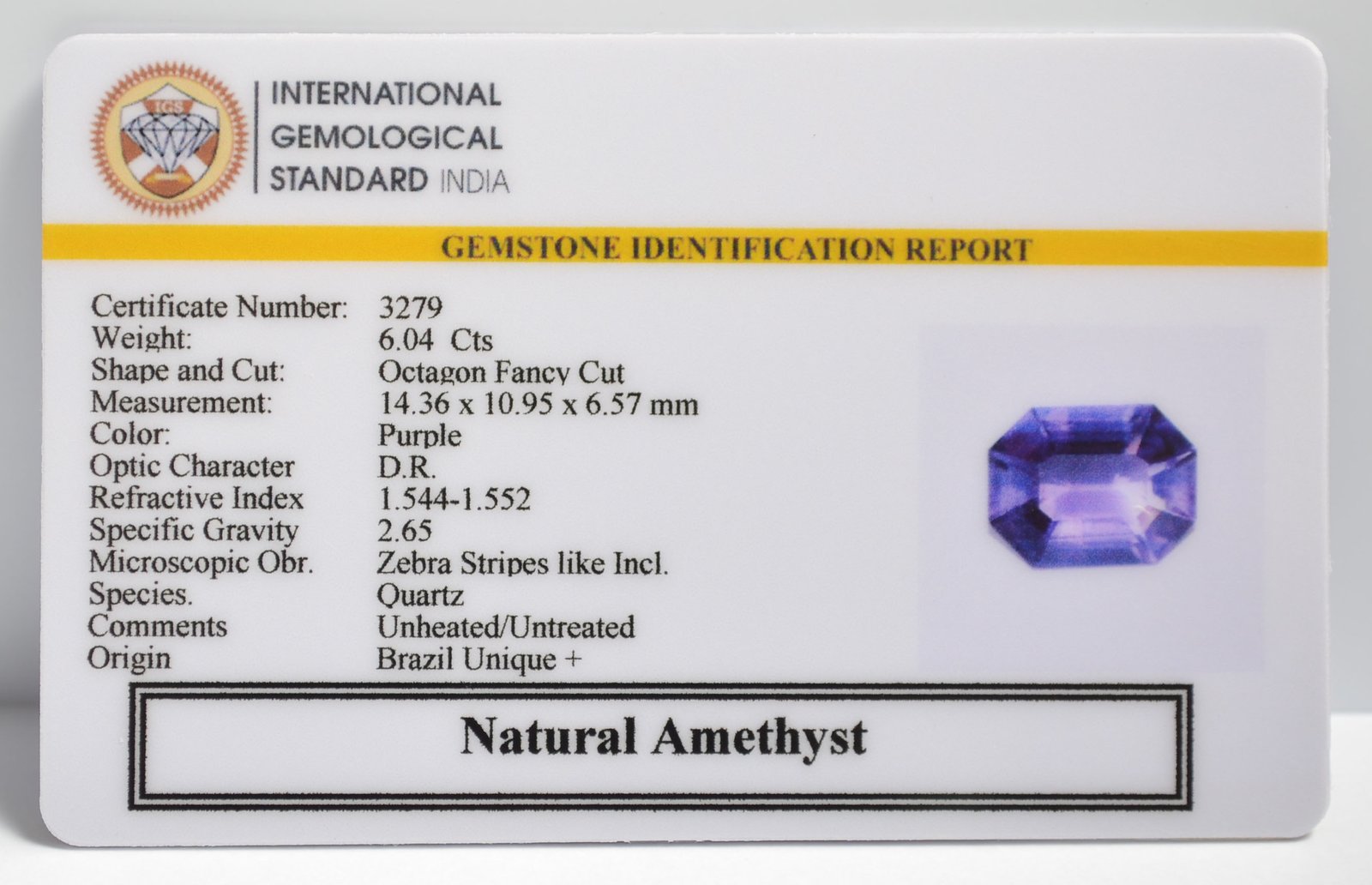 AME1186 2 1 AMETHYST 6.04 Ct.