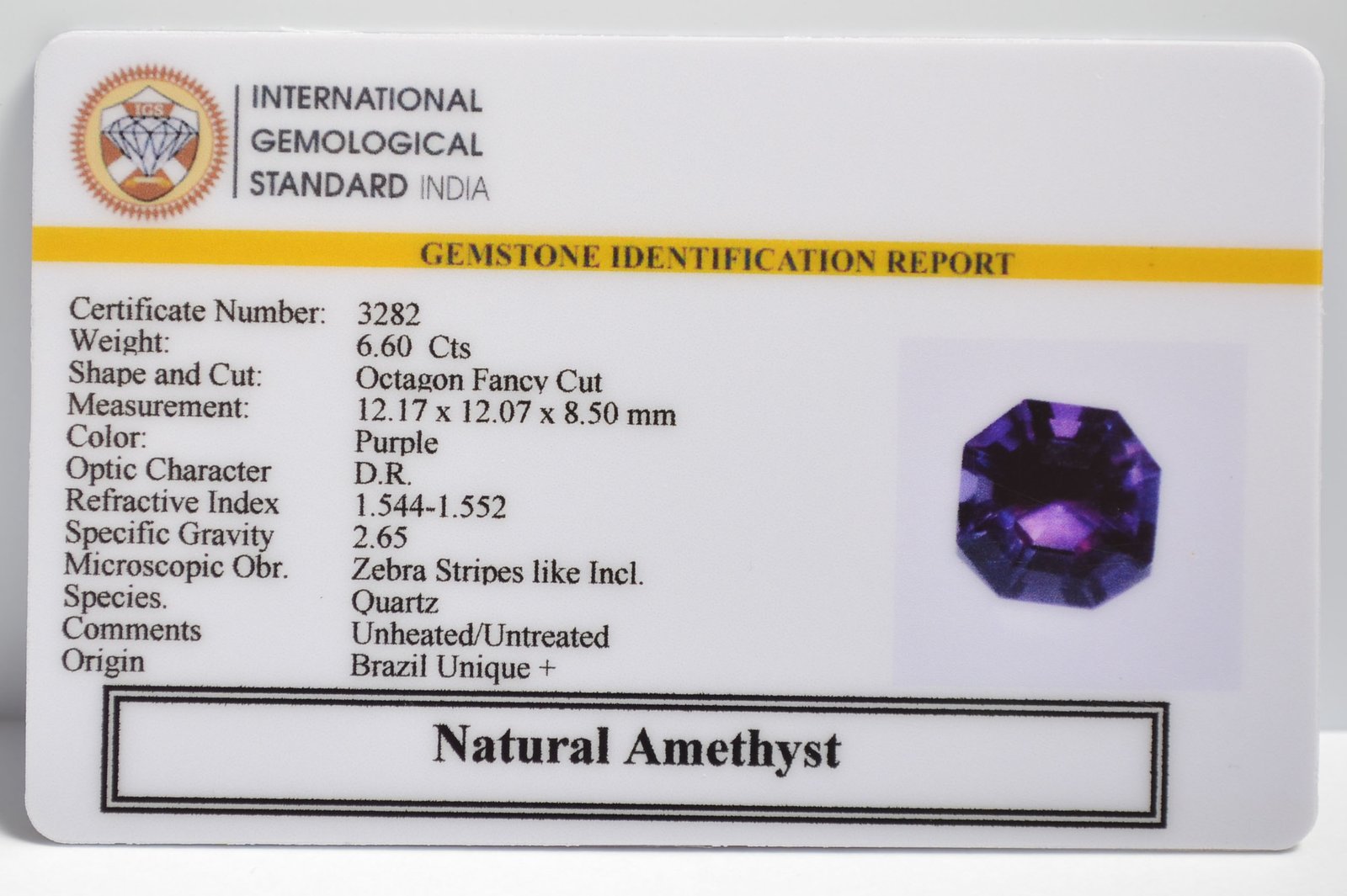 AME1189 2 1 AMETHYST 6.6 Ct.