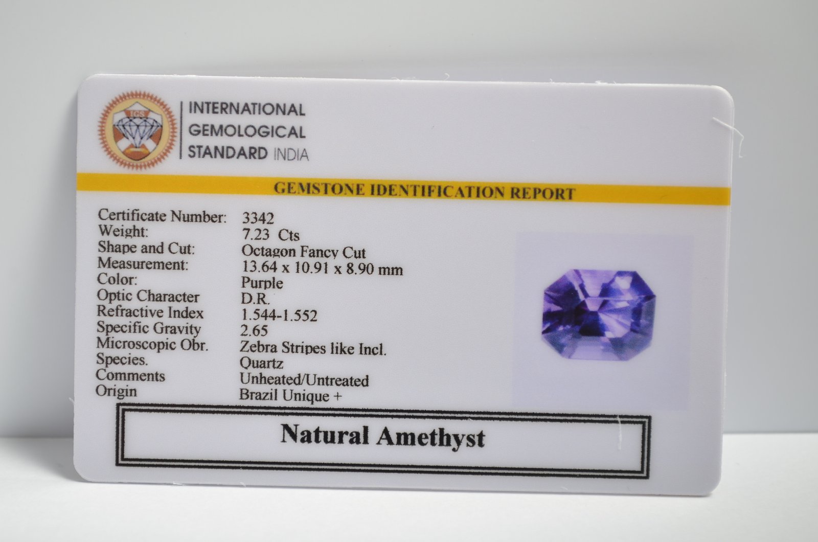 AME1228 2 1 AMETHYST 7.23 Ct.