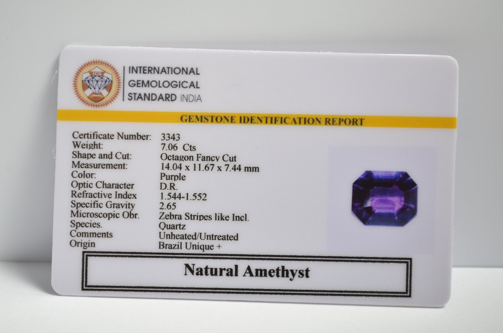 AME1229 2 1 AMETHYST 7.06 Ct.
