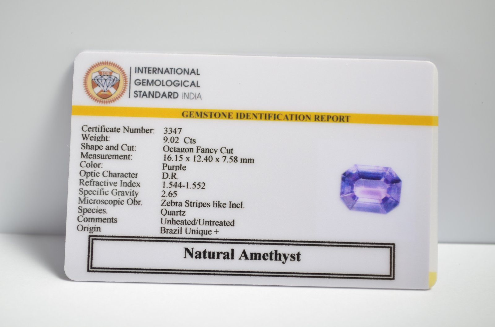 AME1232 2 1 AMETHYST 9.02 Ct.