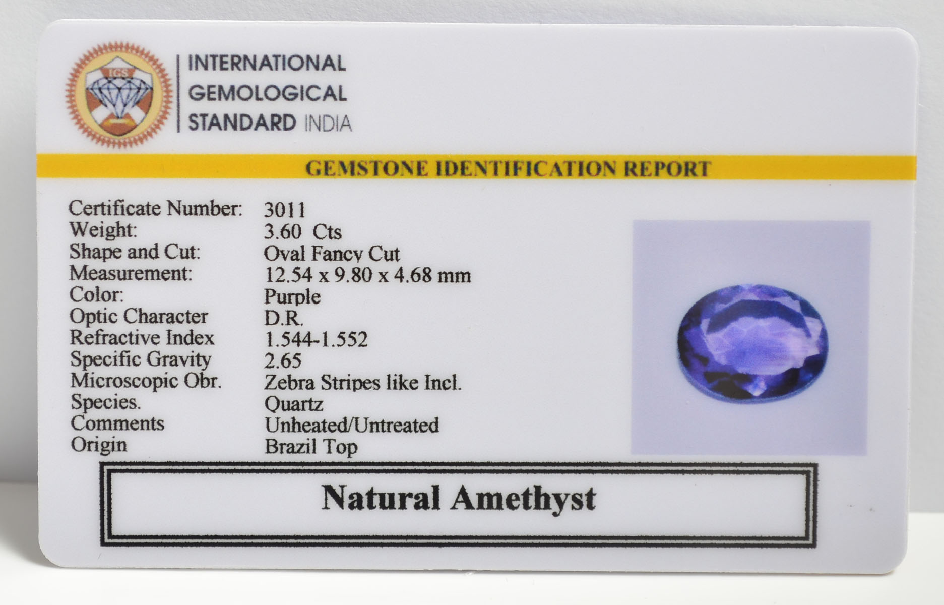 AMEG1119 2 AMETHYST 3.6 Ct.
