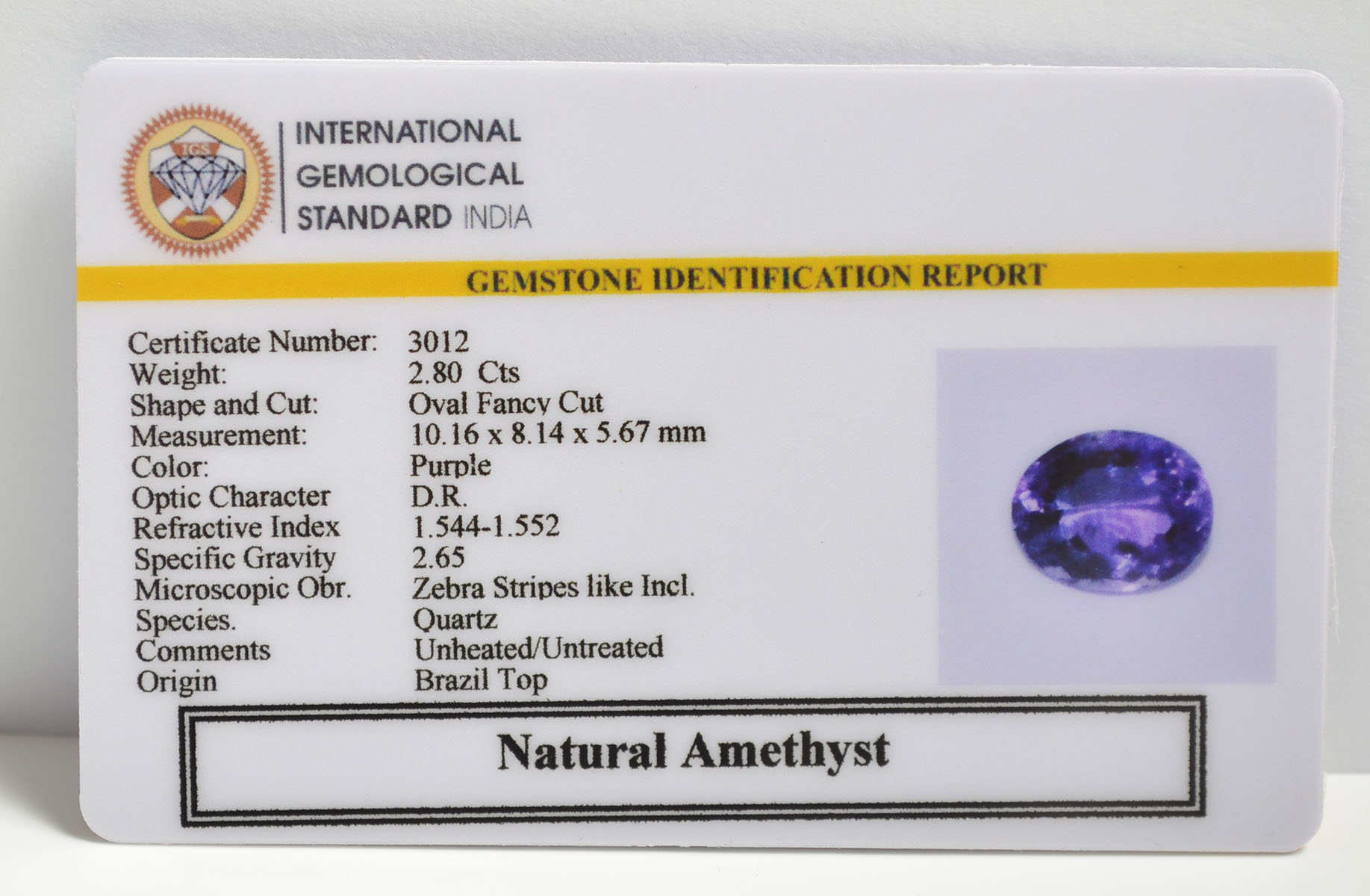 AMEG1120 2 AMETHYST 2.8 Ct.