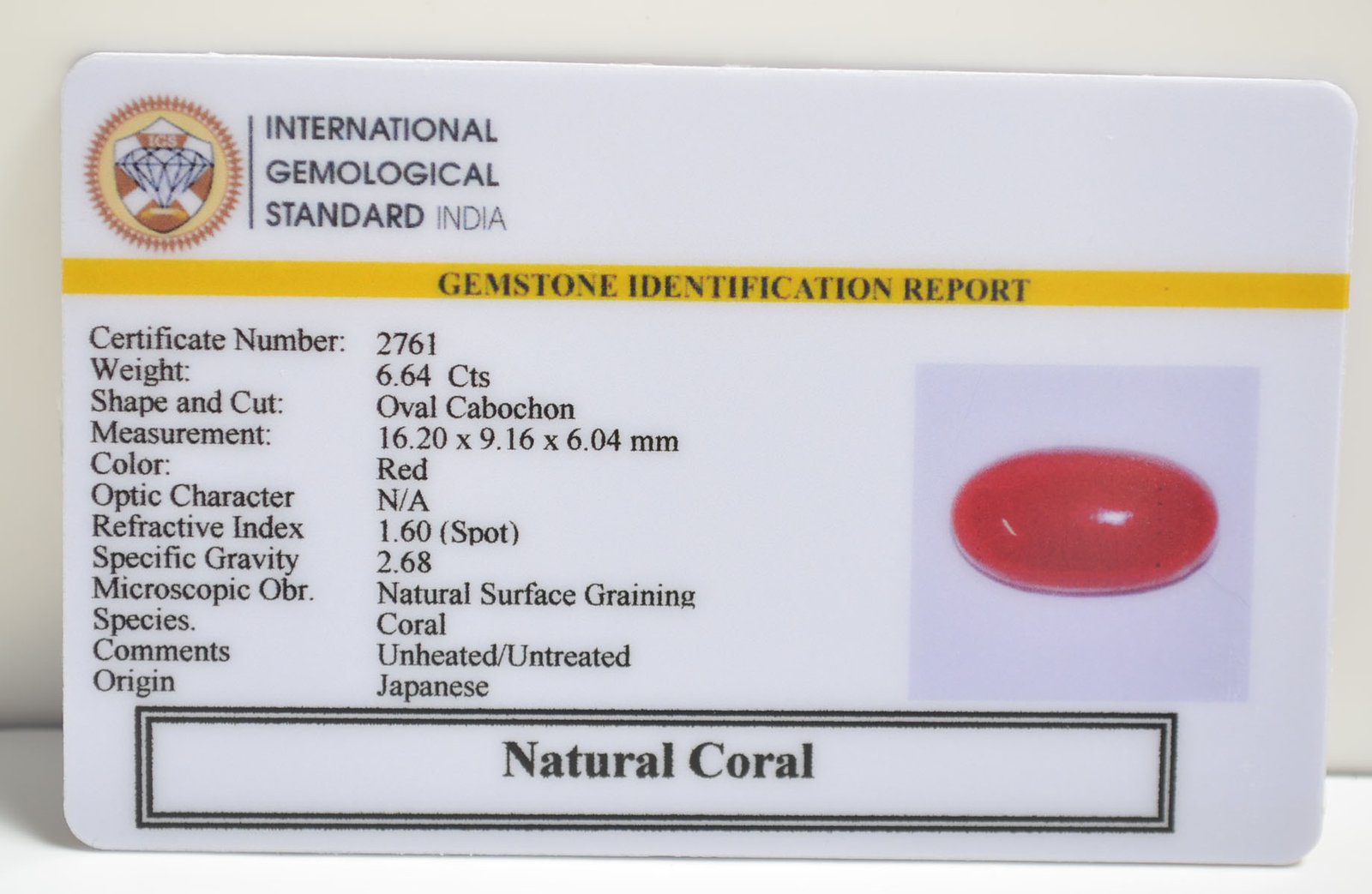 CRL6233 2 CORAL 6.64 Ct.