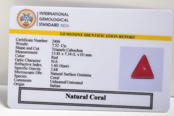 CRLG6076 1 CORAL 7.52 Ct.