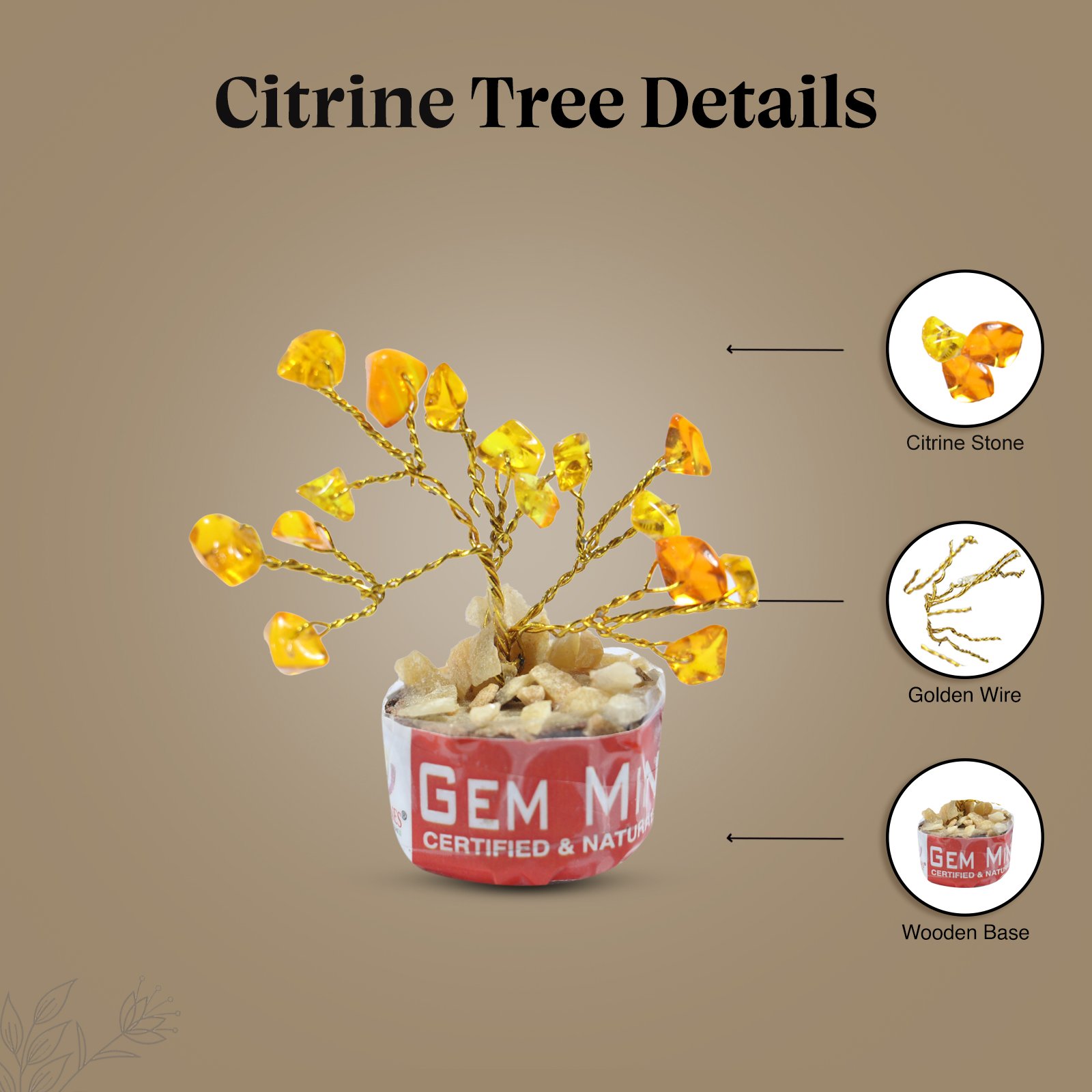 Citrine 12 Citrine Mini Tree