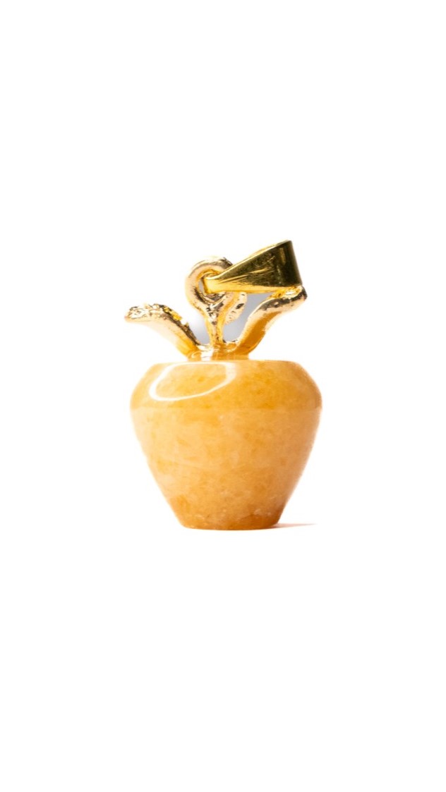Citrine Apple Pendant
