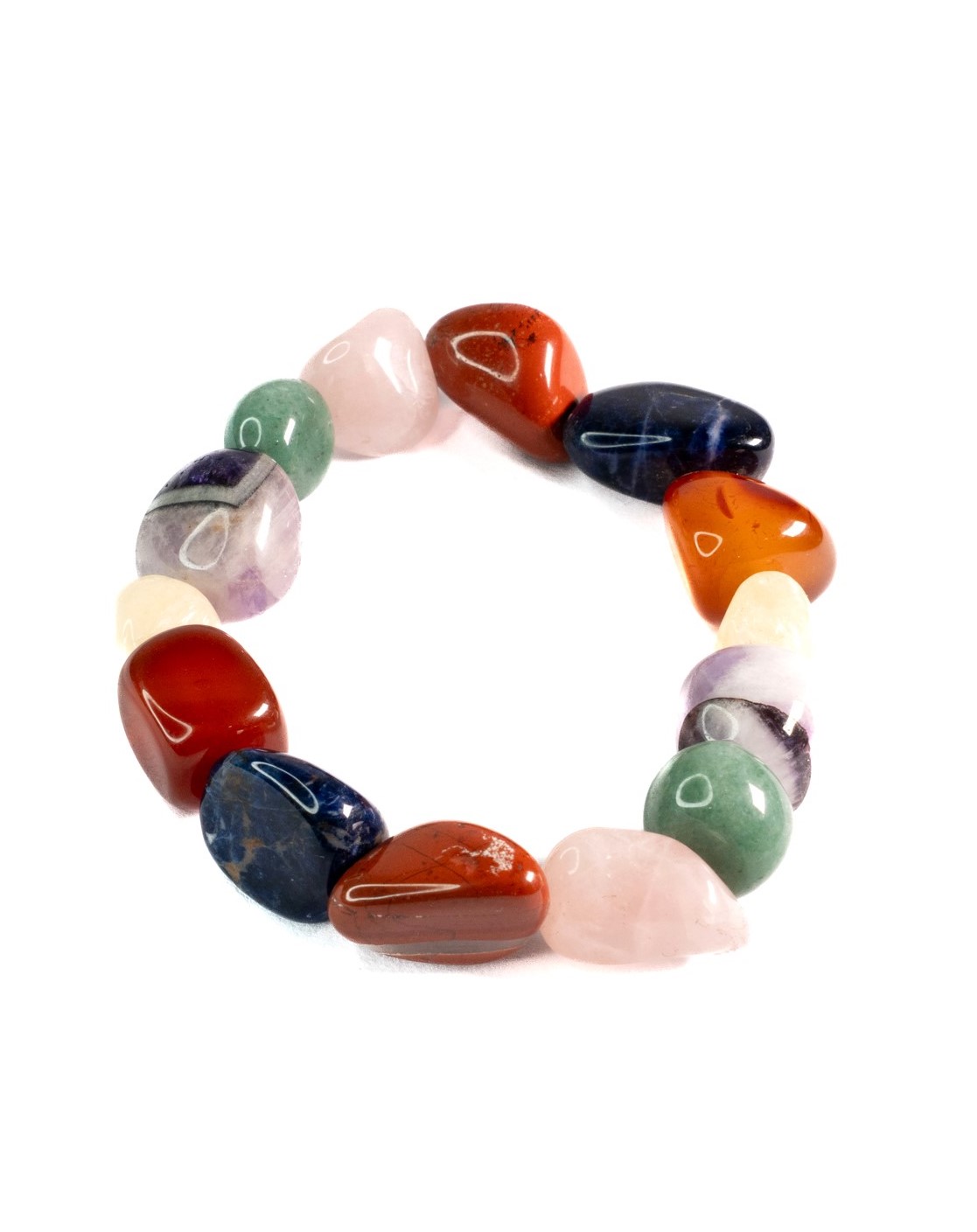 Seven Chakra Tumble Bracelet