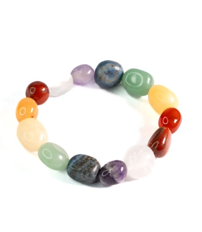DSC06495 Seven Chakra Tumble Bracelet