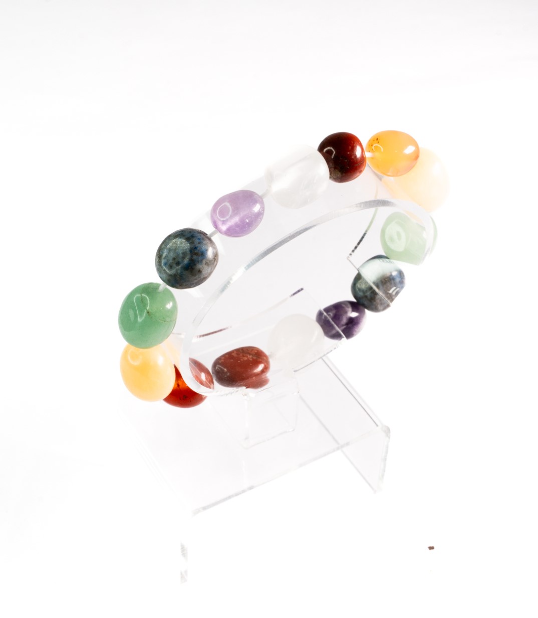 DSC06497 Seven Chakra Tumble Bracelet