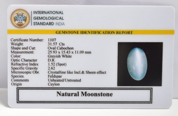 NMSG976 1 MOONSTONE 31.57 Ct.