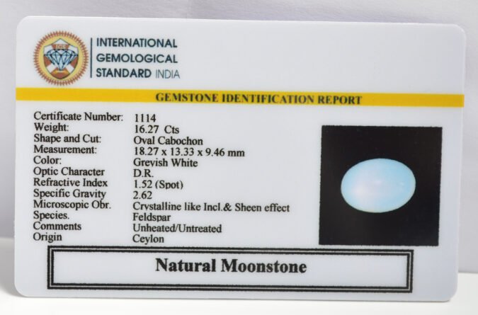 NMSG978 1 MOONSTONE 16.27 Ct.