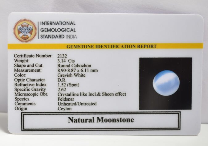 NMSG987 1 MOONSTONE 3.14 Ct.