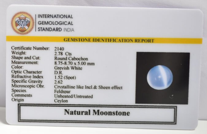 NMSG989 1 MOONSTONE 2.78 Ct.
