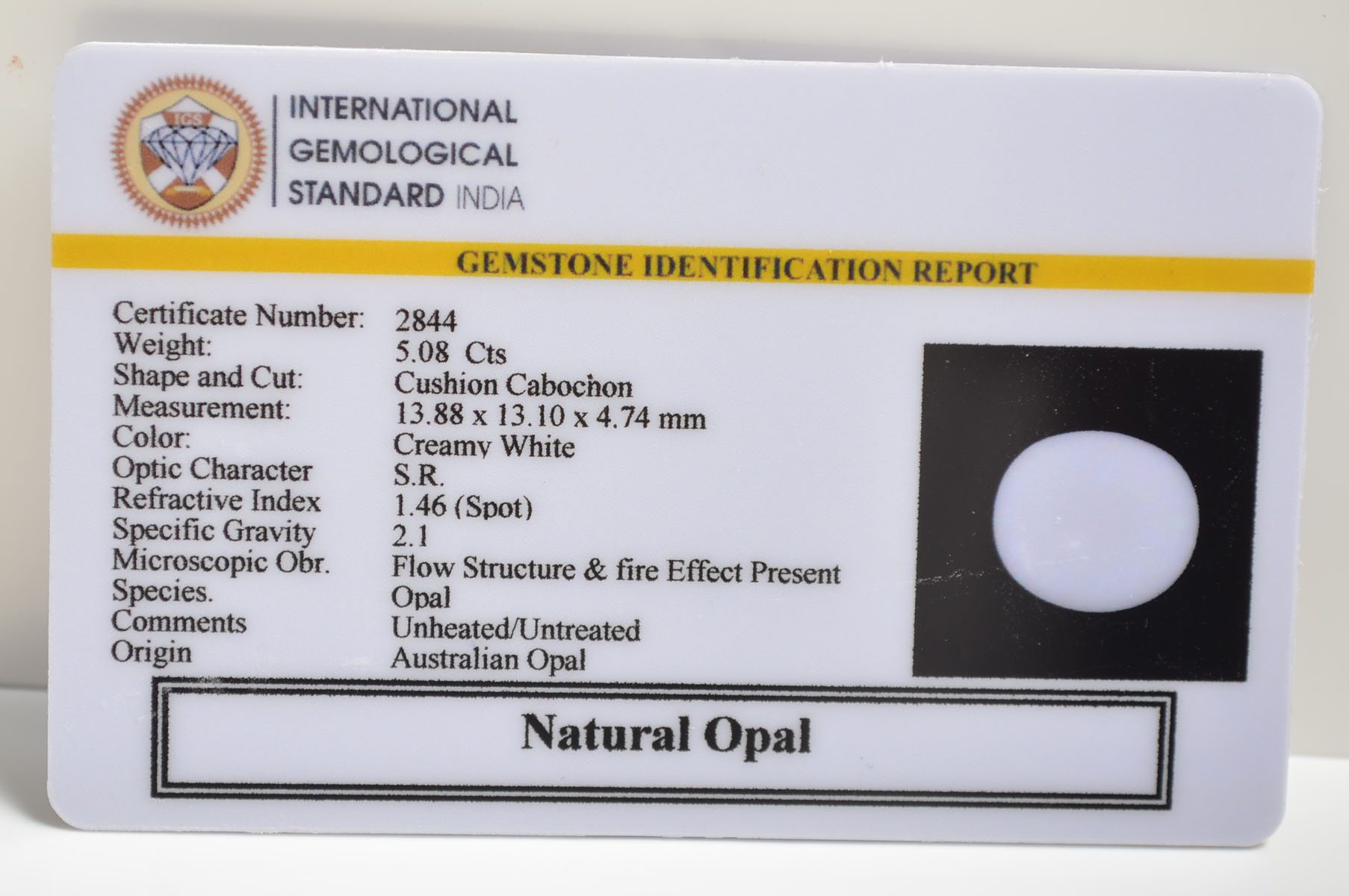 OPAL 5.08 Ct. 3 OPL9312 2 OPAL 5.08 Ct.