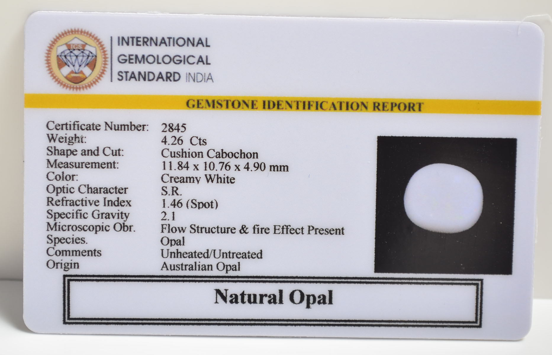 OPL9313 2 OPAL 4.26 Ct.