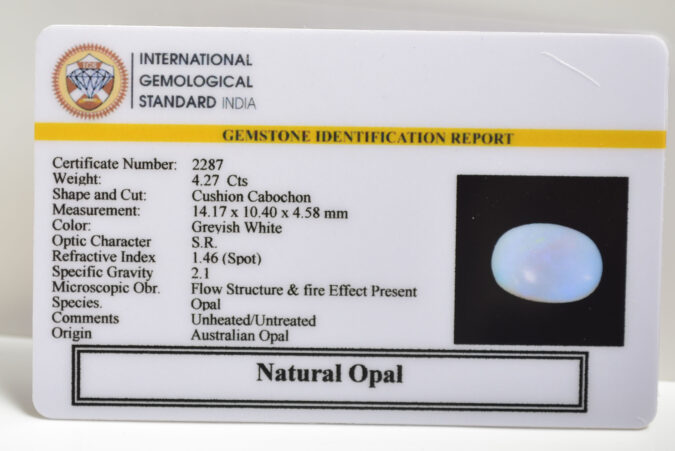 OPAL 4.27 Ct. 1 OPLG8806 1 OPAL 4.27 Ct.