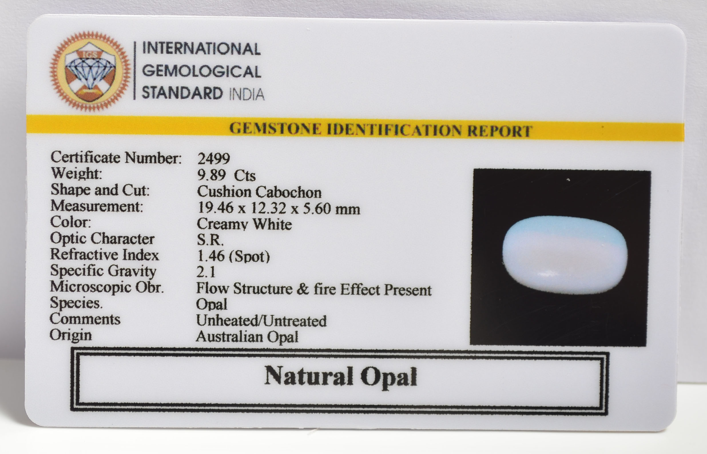 OPAL 9.89 Ct.