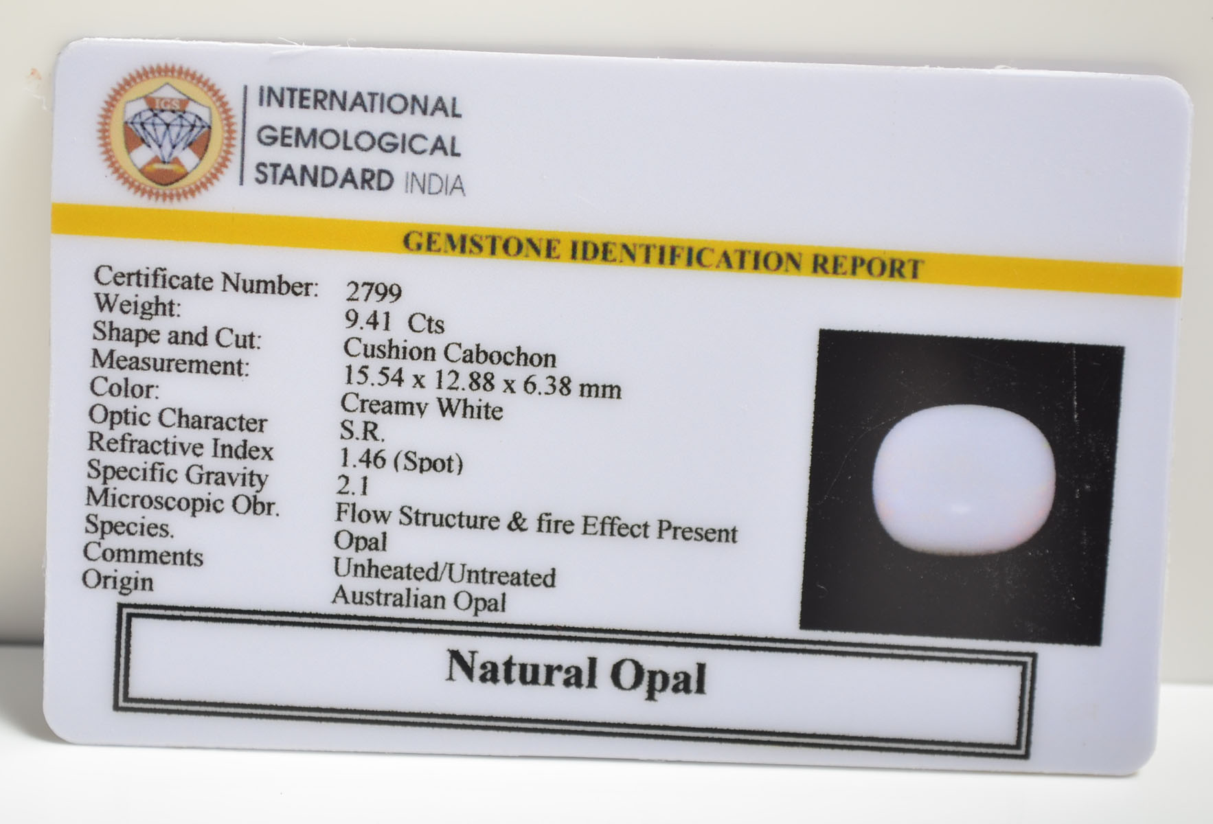 OPLG8879 2 OPAL 9.41 Ct.