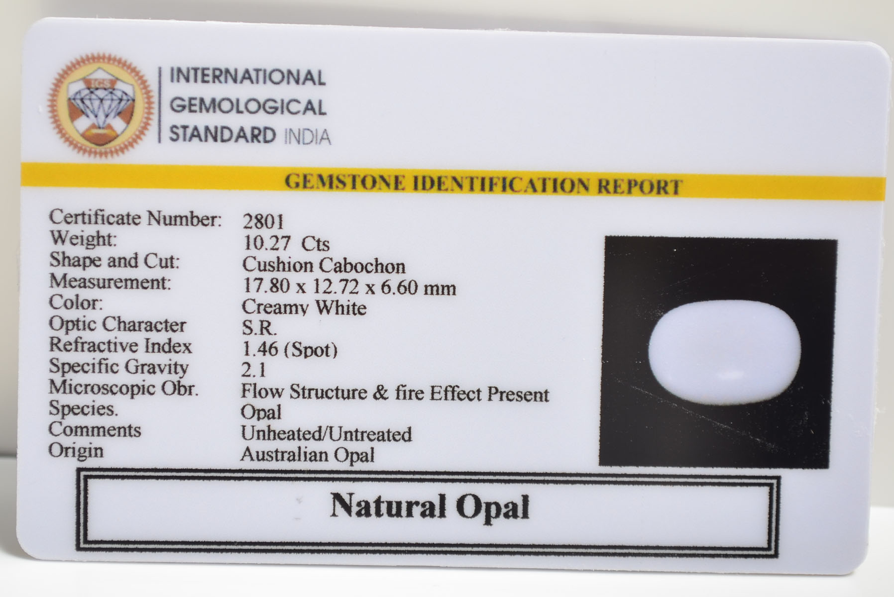 OPLG8880 2 OPAL 10.27 Ct.