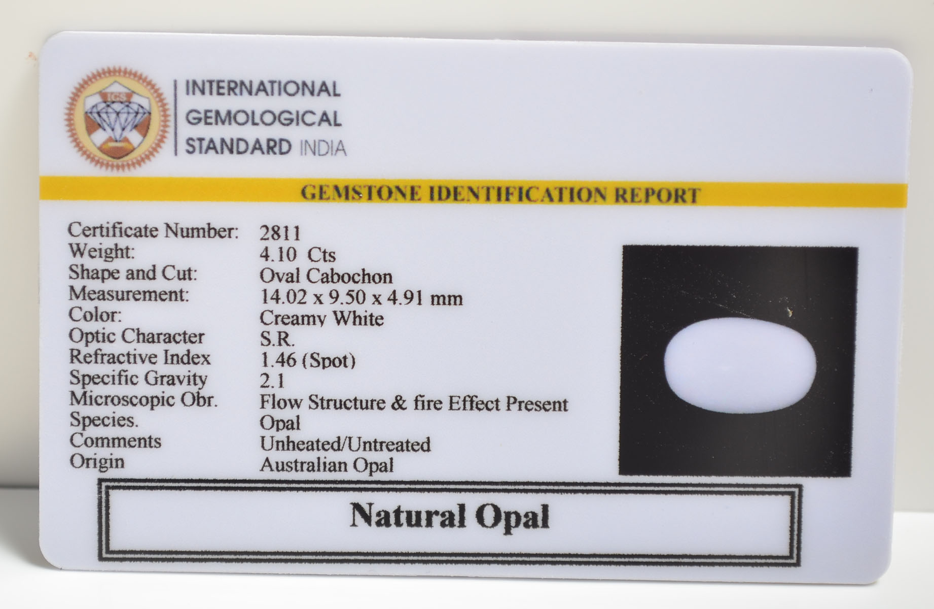 OPLG8883 2 OPAL 4.1 Ct.