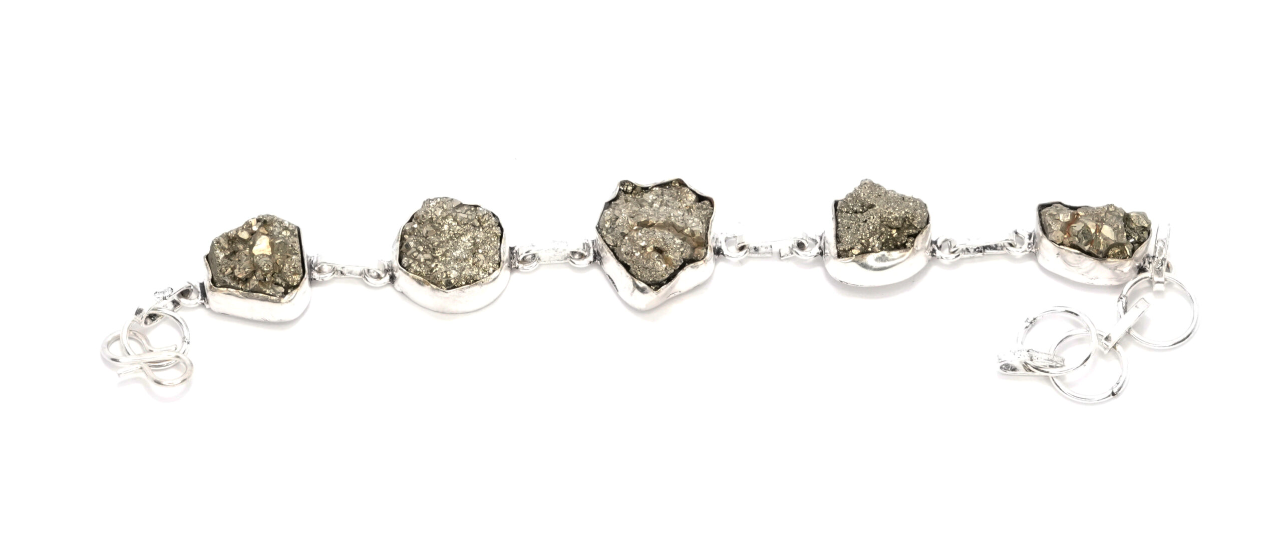 Pyrite String Bracelet 3 Pyrite Bracelet a scaled Pyrite String Bracelet