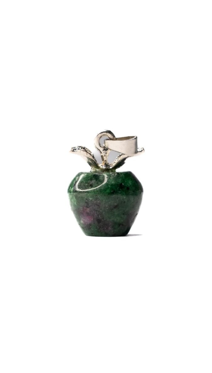 Ruby zoisite pendant Ruby Zoiste Apple Pendant